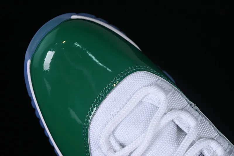 All categories Air Jordan Jordan series basketball shoes Air Jordan 11 Air Jordan 11 Retro "White And Green" AJ11 Joe 11 patent leather white and green CT8012-113